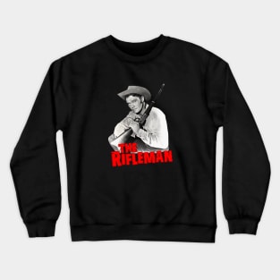 The Rifleman - Chuck Connors  - 50s Tv Western Crewneck Sweatshirt